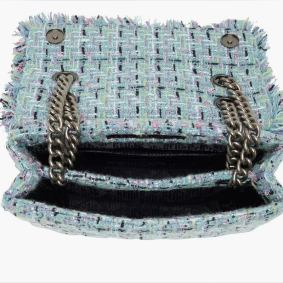 Kurt Geiger Brixton Tweed Lock Shoulder bag. - Picture 7 of 8